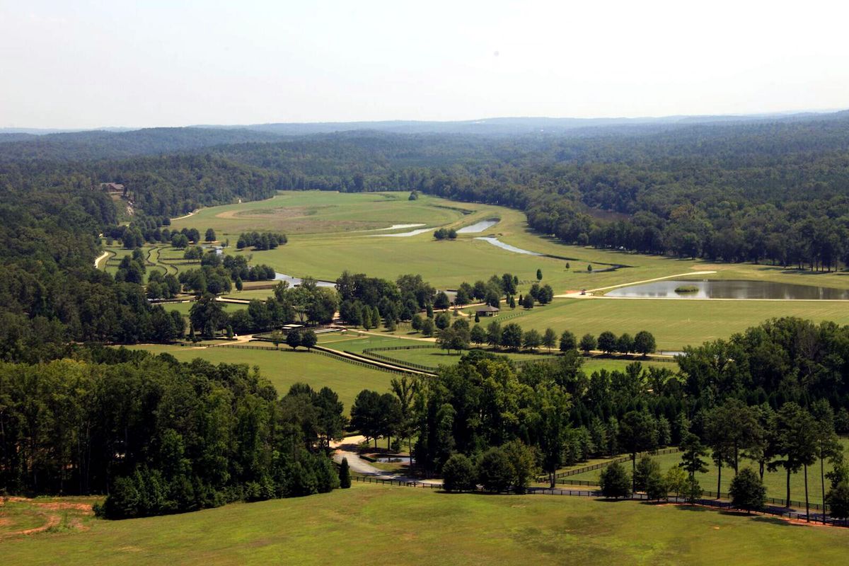 ariel view of Foxhall Resort